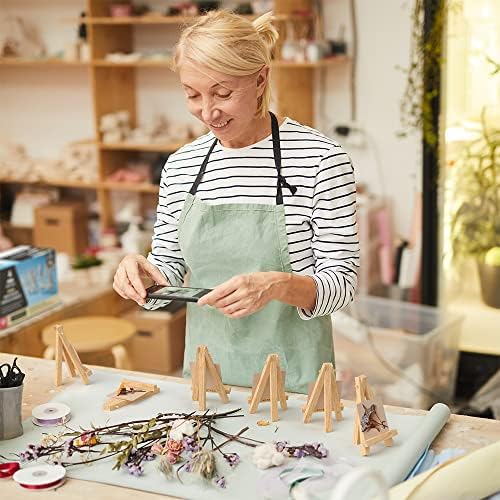 ARTEZA 5 Inch Mini Display Wood Easel Pack of 40