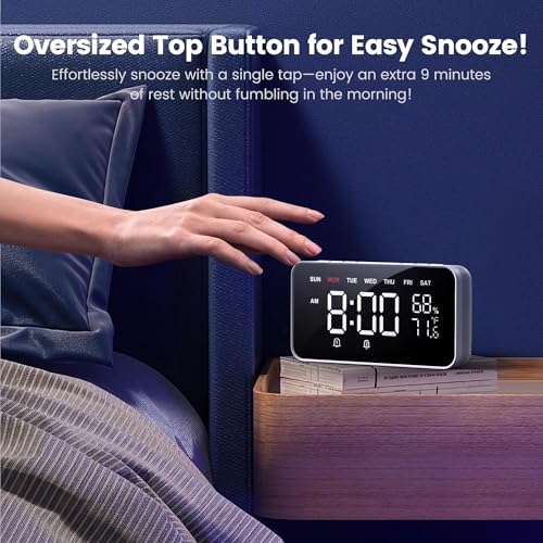 Dekala Bed Shaker Alarm Clock for Heavy Sleepers