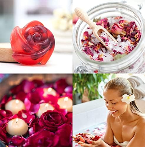 Dried Rose Petals 50g Natural Fragrant for Bath Spa DIY Crafts