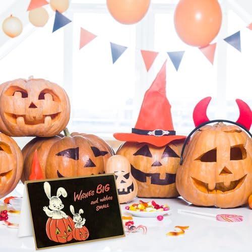 Whaline 50 Pack Halloween Greeting Cards with Sticker Envelopes