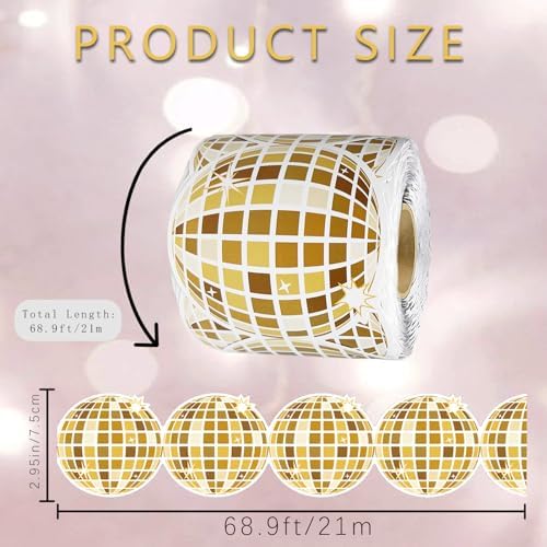 Disco Ball Bulletin Board Border 689 Feet Gold