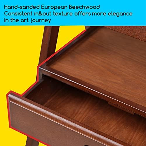 MEEDEN Studio H-Frame Easel with Storage Drawer Adjustable 60-75 Inches
