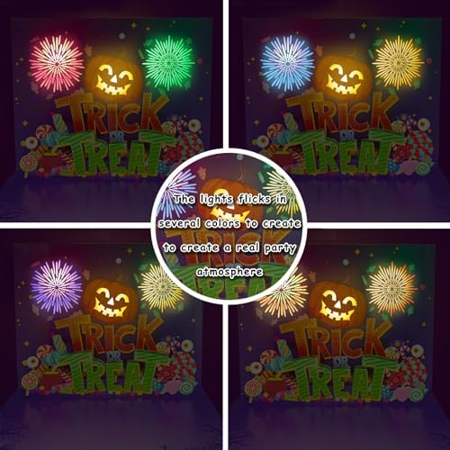 3D Pop Up Halloween Card with Light and Music