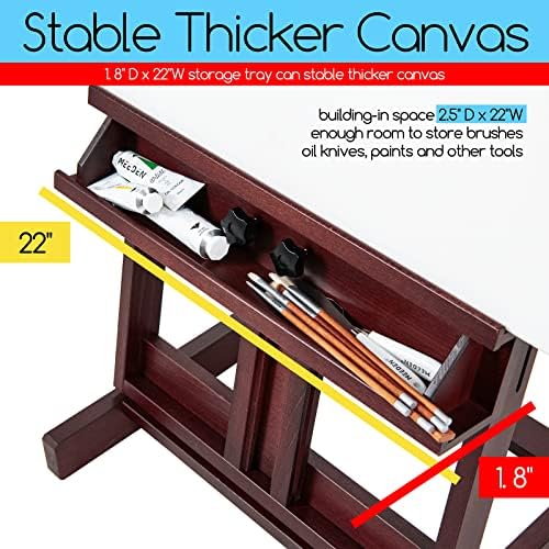 MEEDEN H-Frame Easel with Storage Tray