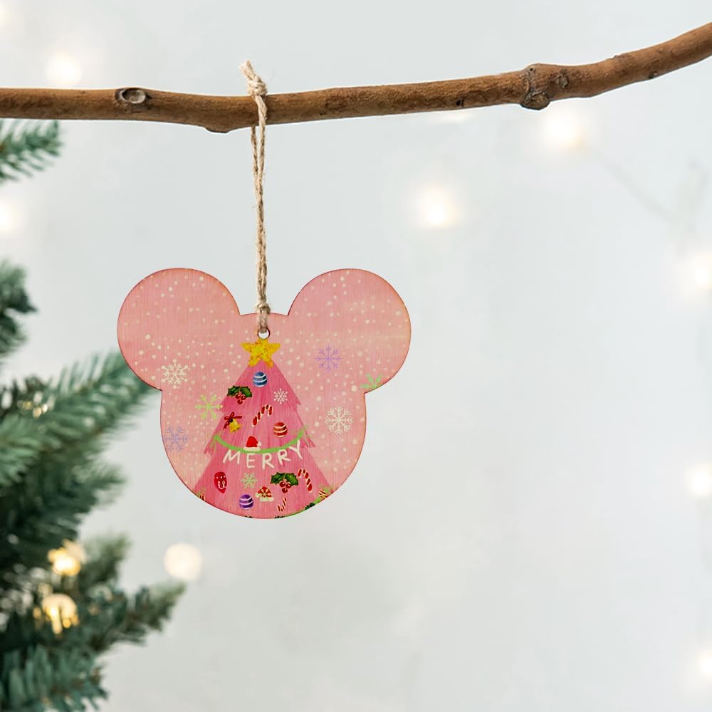 30 Pack 4 Inch Wood Mouse Head Cutouts for Crafts