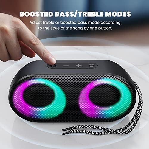 MIATONE Drum Shower Speaker with LED Lights and Bluetooth 53