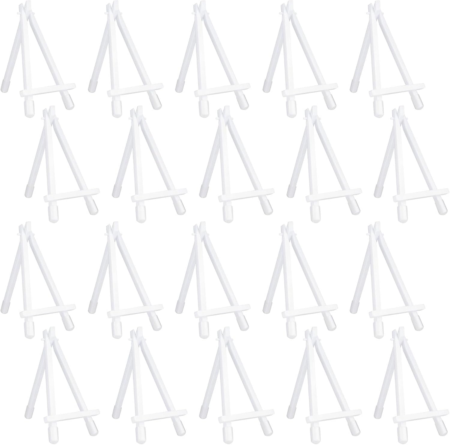 Mini Plastic Display Easel 20 Pcs for Art and Photo Display