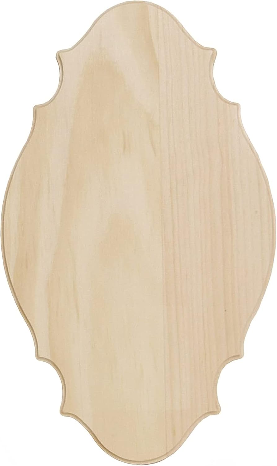 Walnut Hollow Pine French Provincial Signboard 6x10x063 Inch