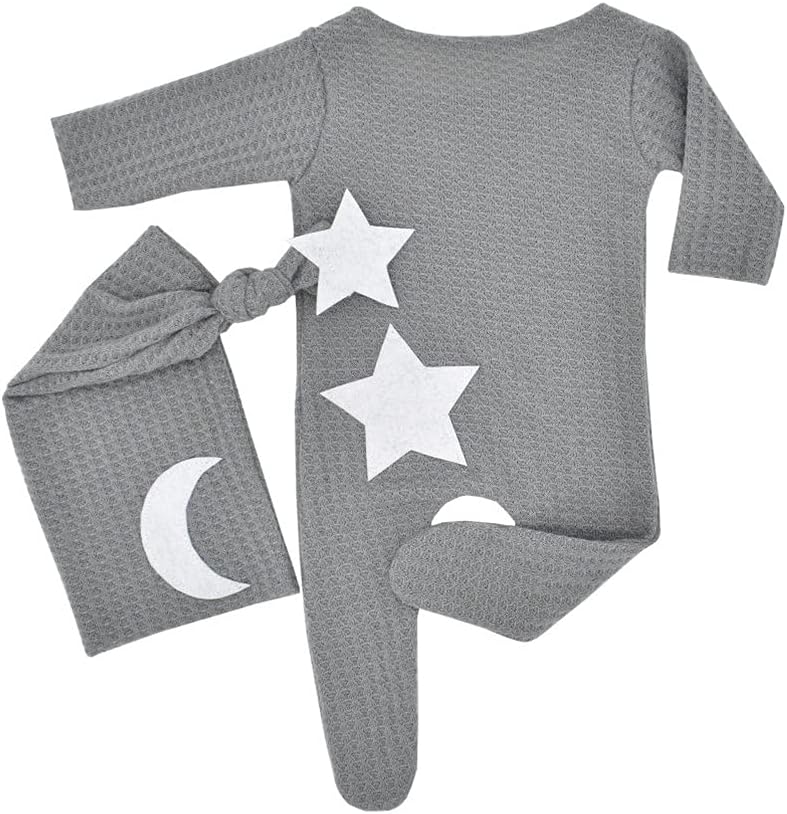 Vedory Baby Photo Props Set Crochet Clothes Hat Pants Newborn Outfits