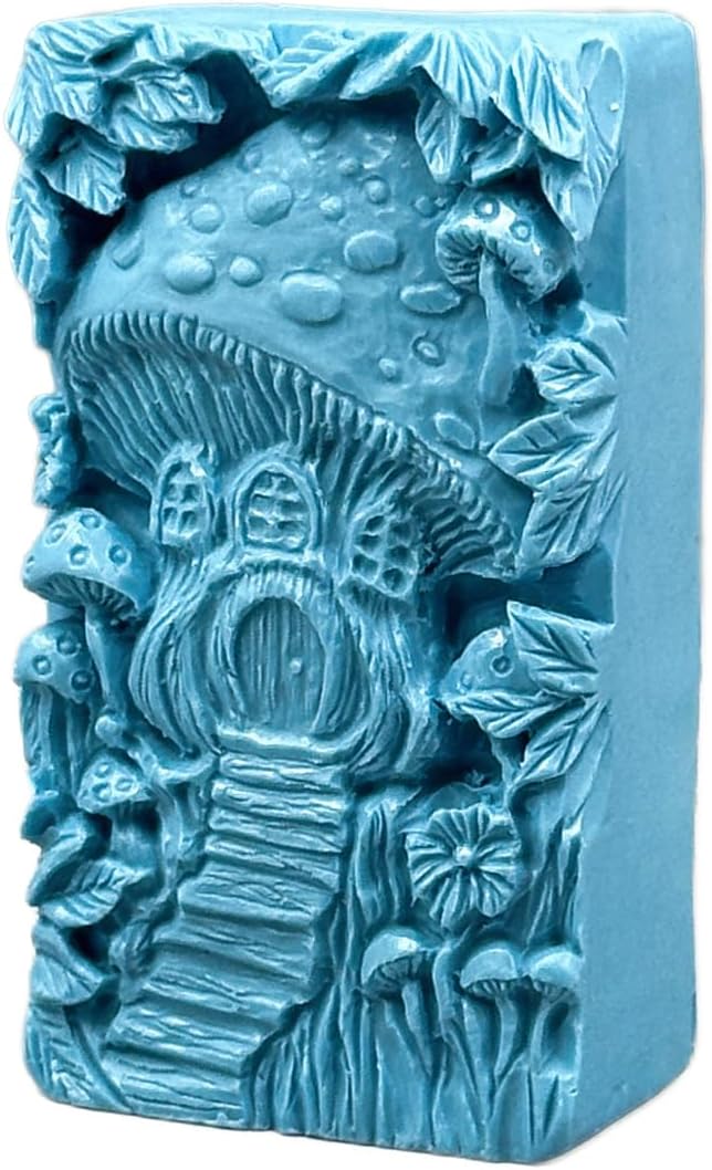 Mushroom House Silicone Mold for Soap Making and Crafts