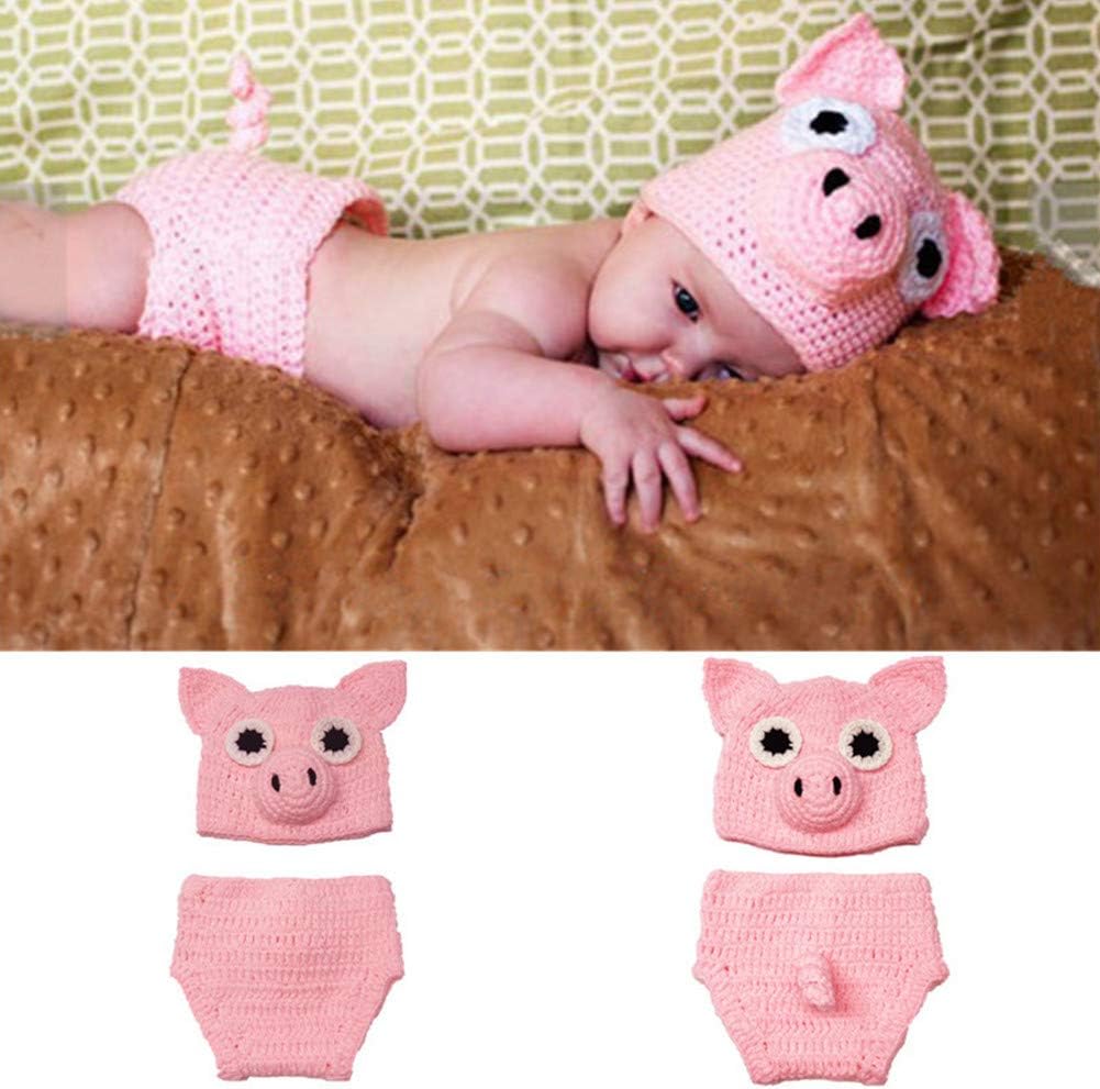 Newborn Photography Props Cute Animal Style Baby Crochet Costume