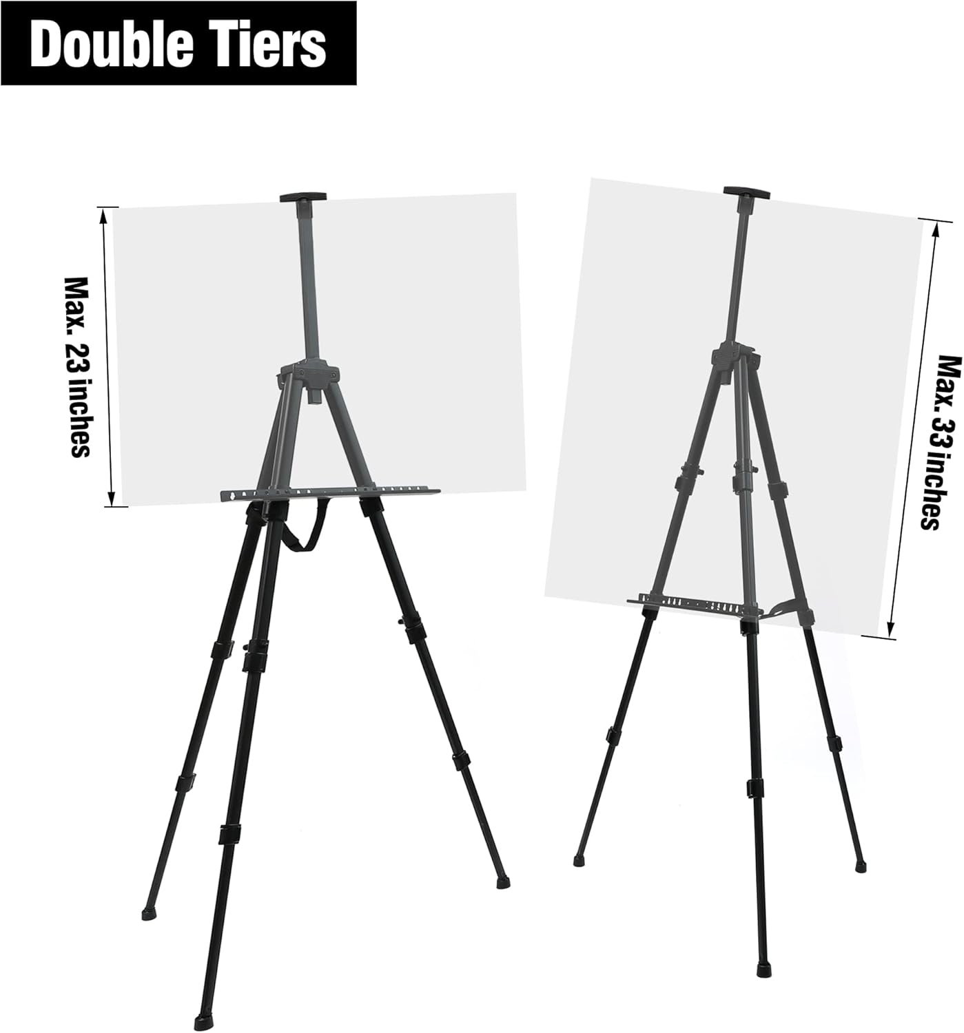Artist Easel Stand 17 to 56 Inches Extra Thick Aluminum