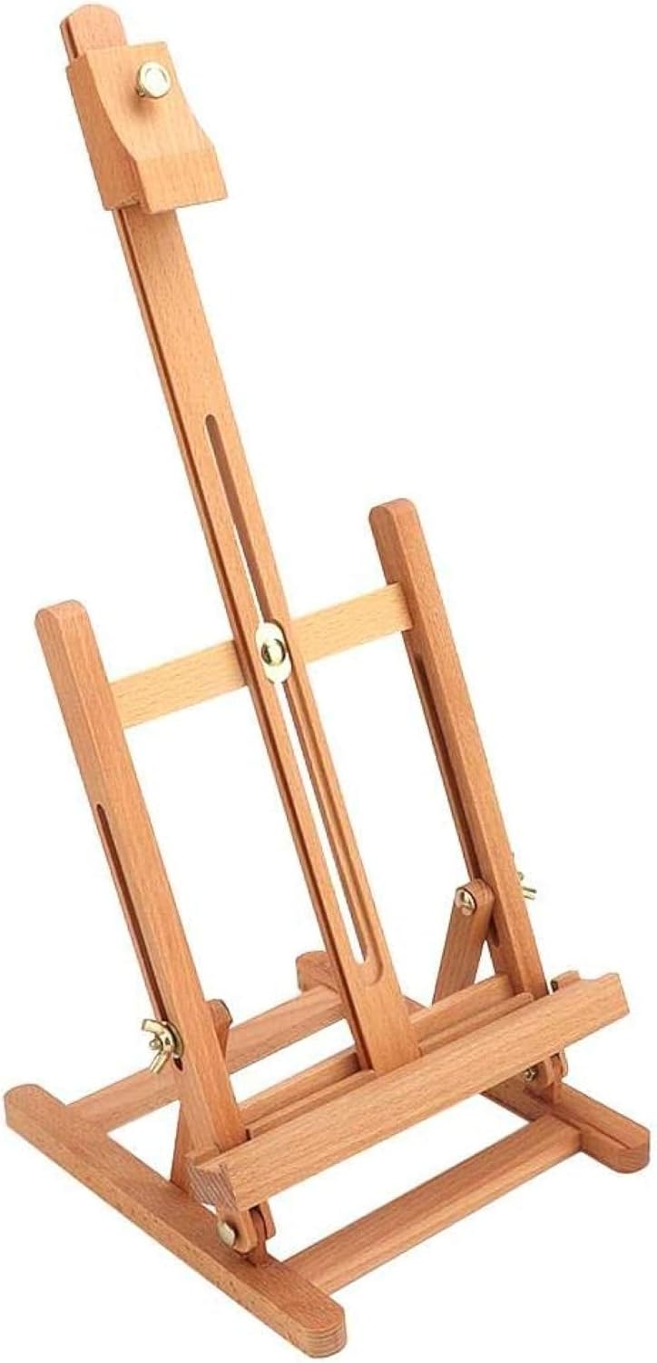Artist Wooden Table Adjustable Easel Stand