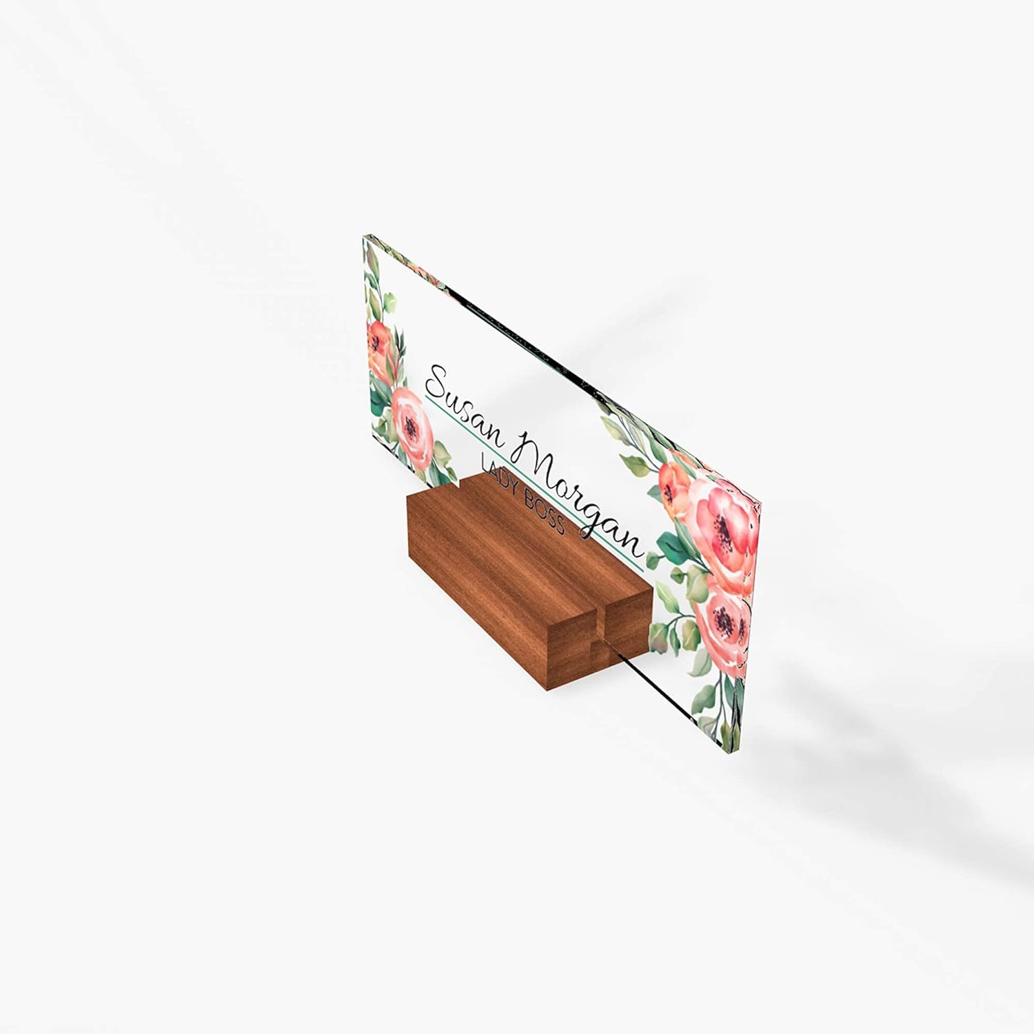 Personalized Name Plate for Desk Modern Office Decor