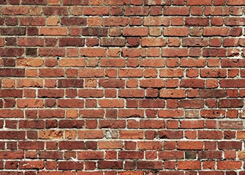 AIIKES 7x5ft Red Brick Wall Backdrop