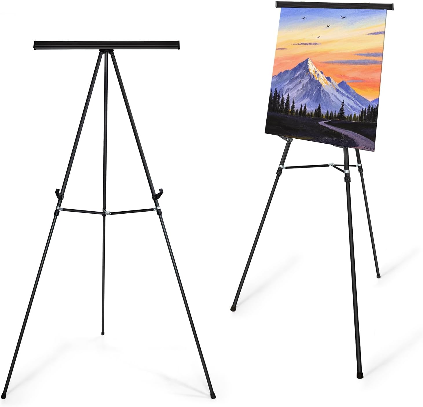 Falling in Art Extra Large 70 High Flip Chart Tripod Display Easel Black