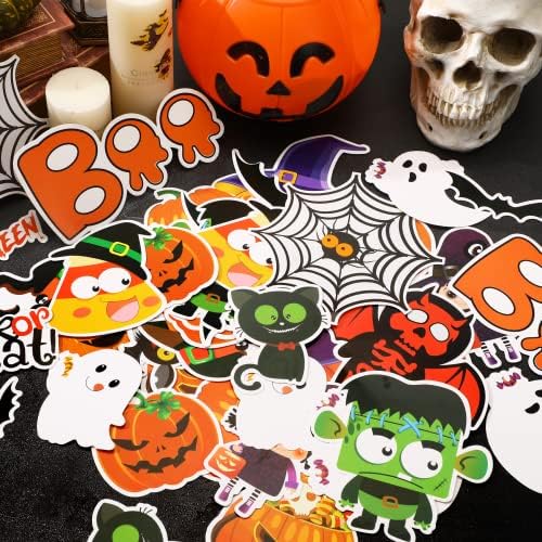 57Pcs Halloween Cutouts Classroom Bulletin Board Decor Set
