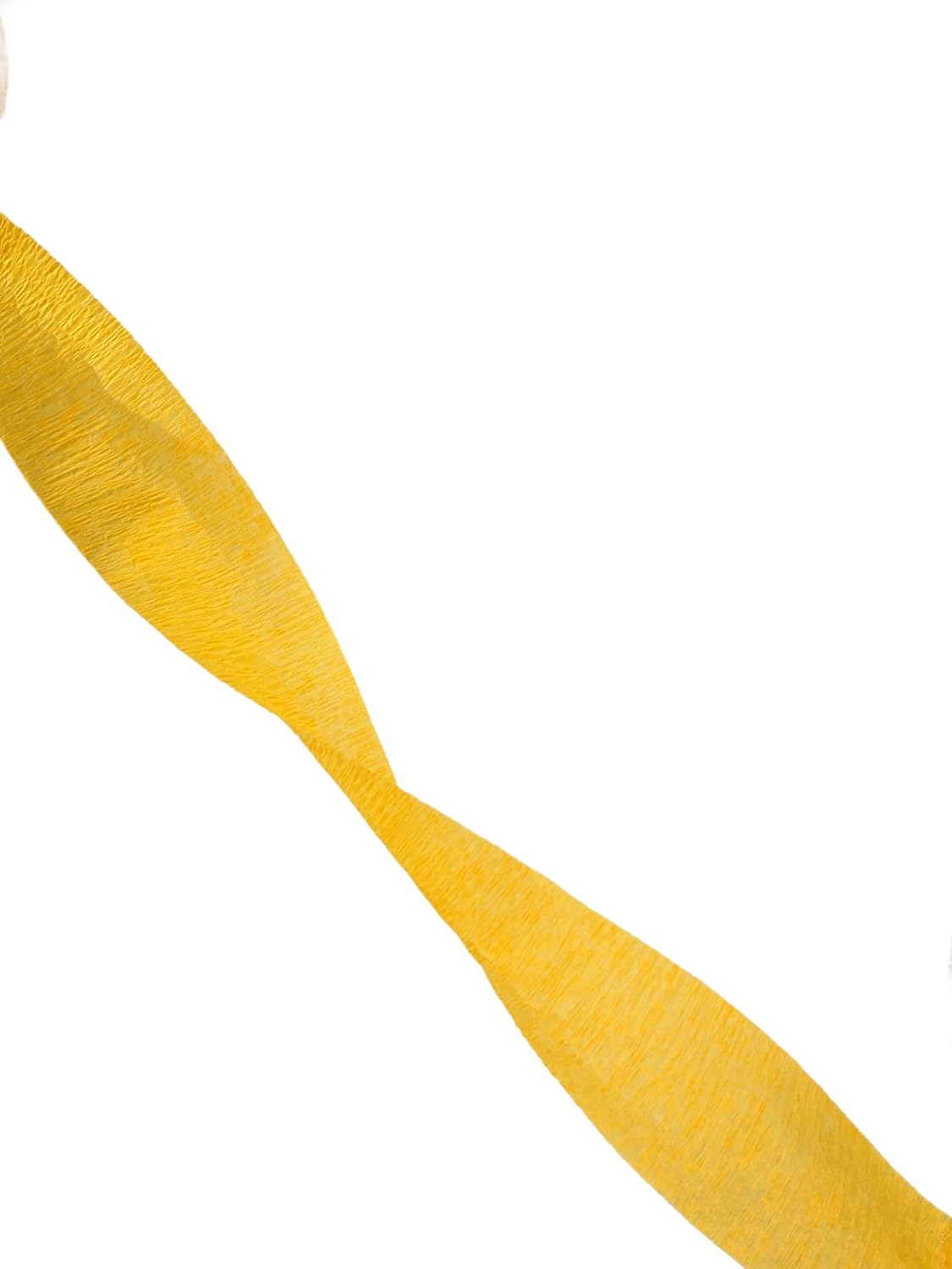 K-Kraft Goldenrod Crepe Paper Streamers 2 Rolls