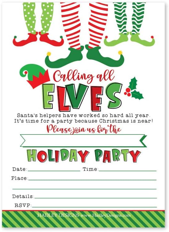 Hadley Designs 24 Gnome Christmas Cards With Envelopes
