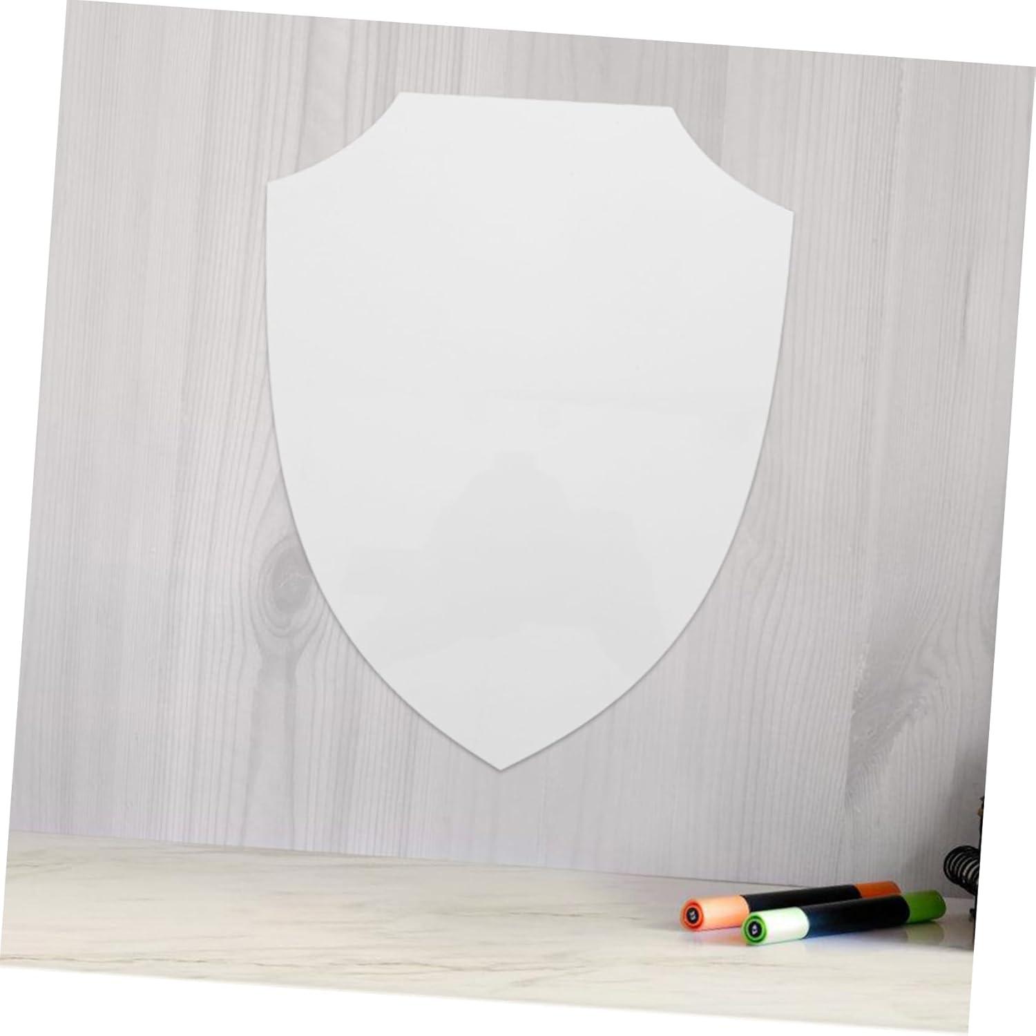 Ciieeo 2pcs Unfinished Shield Photo Frame for Sublimation Crafting
