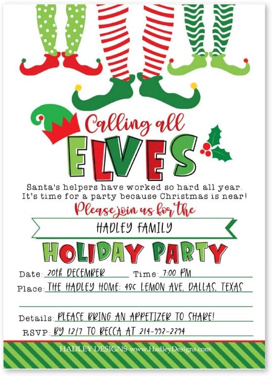 Hadley Designs 24 Gnome Christmas Cards With Envelopes