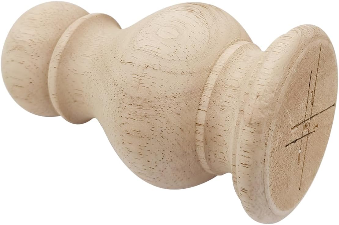 Unfinished Wood Finial for Bedpost and Newel Post
