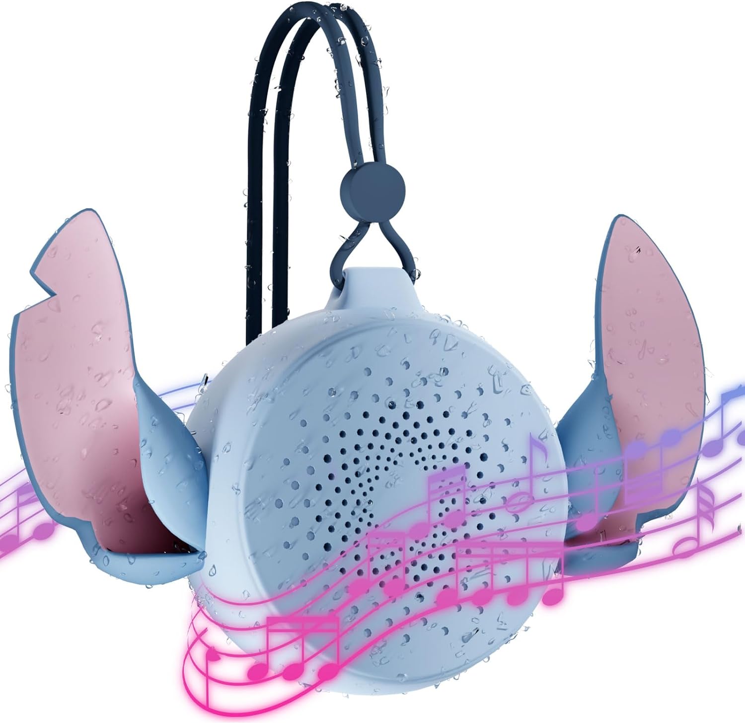 Disney Lilo and Stitch Bluetooth Shower Speaker with Suction Cup - IPX4 Water Resistant