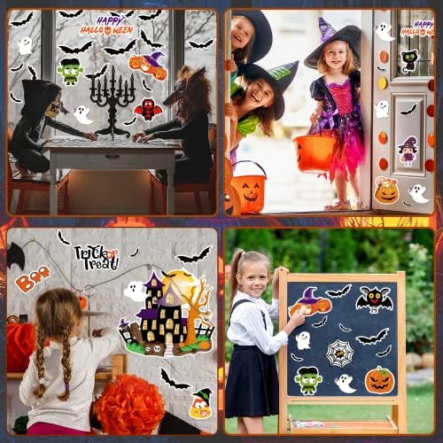 57Pcs Halloween Cutouts Classroom Bulletin Board Decor Set
