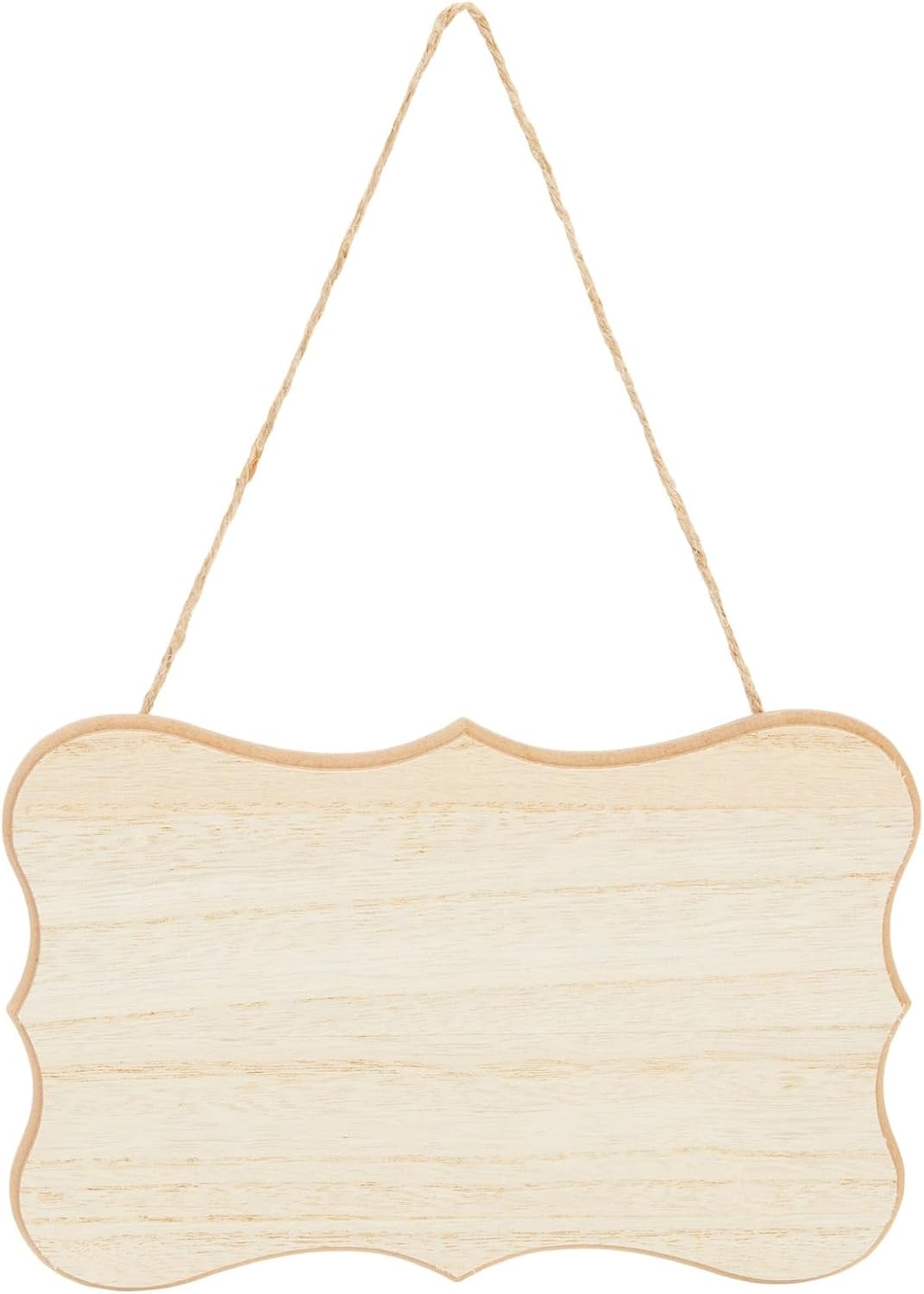 Juvale Wooden Plaques for Crafts 9x6 Inch 6 Pack