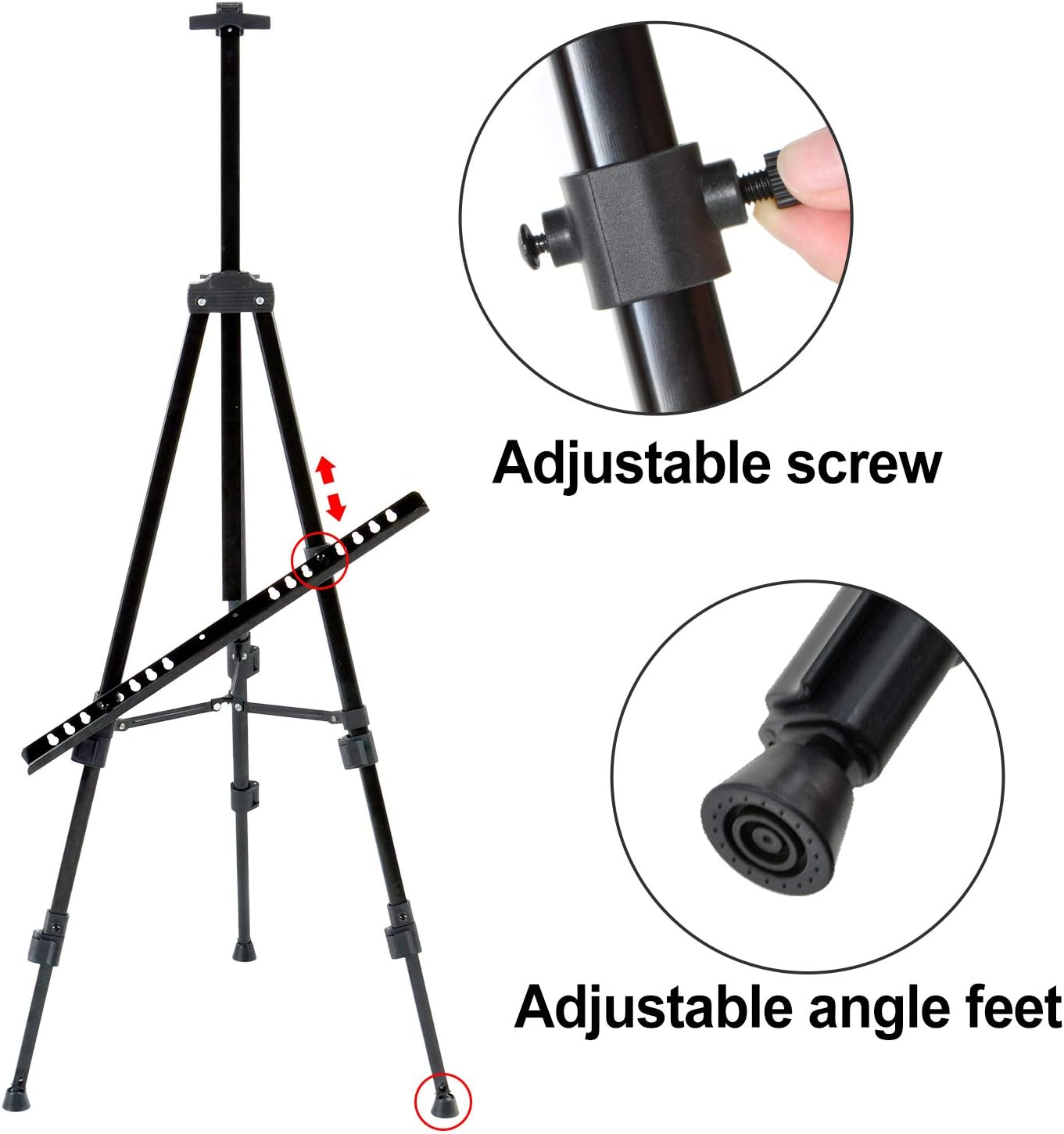 T-SIGN 72 Inch Adjustable Folding Easel Stand