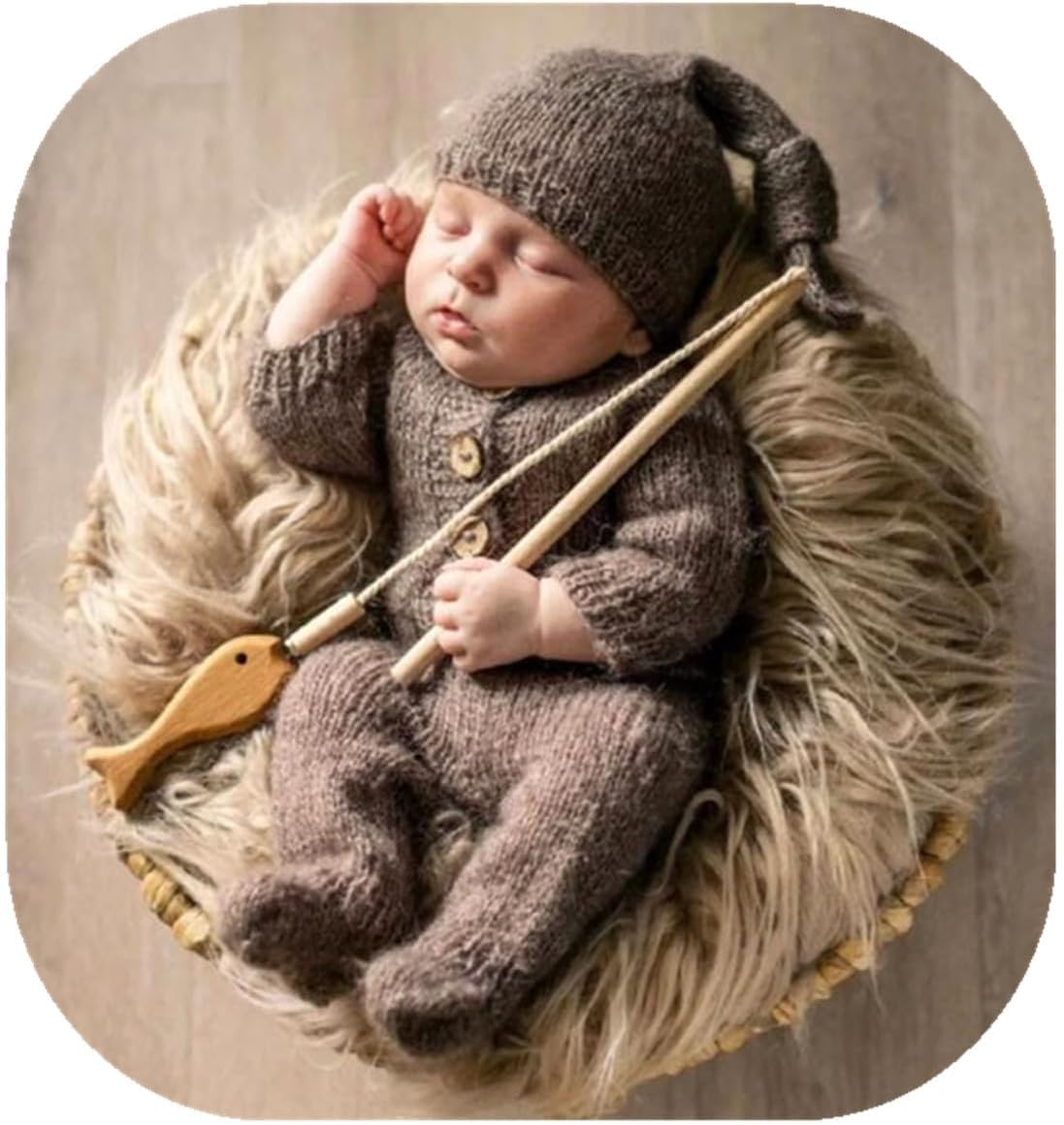 Vemonllas Newborn Photography Prop Outfit for Baby Boys Girls
