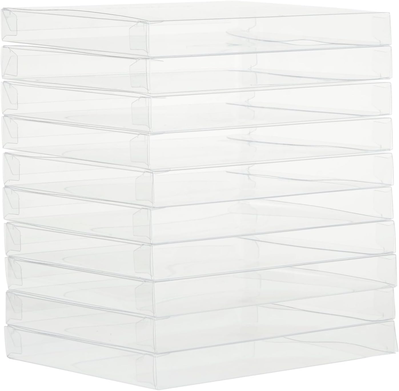 Juvale 50 Pack Clear Greeting Card Storage Boxes - 45x6 Inch