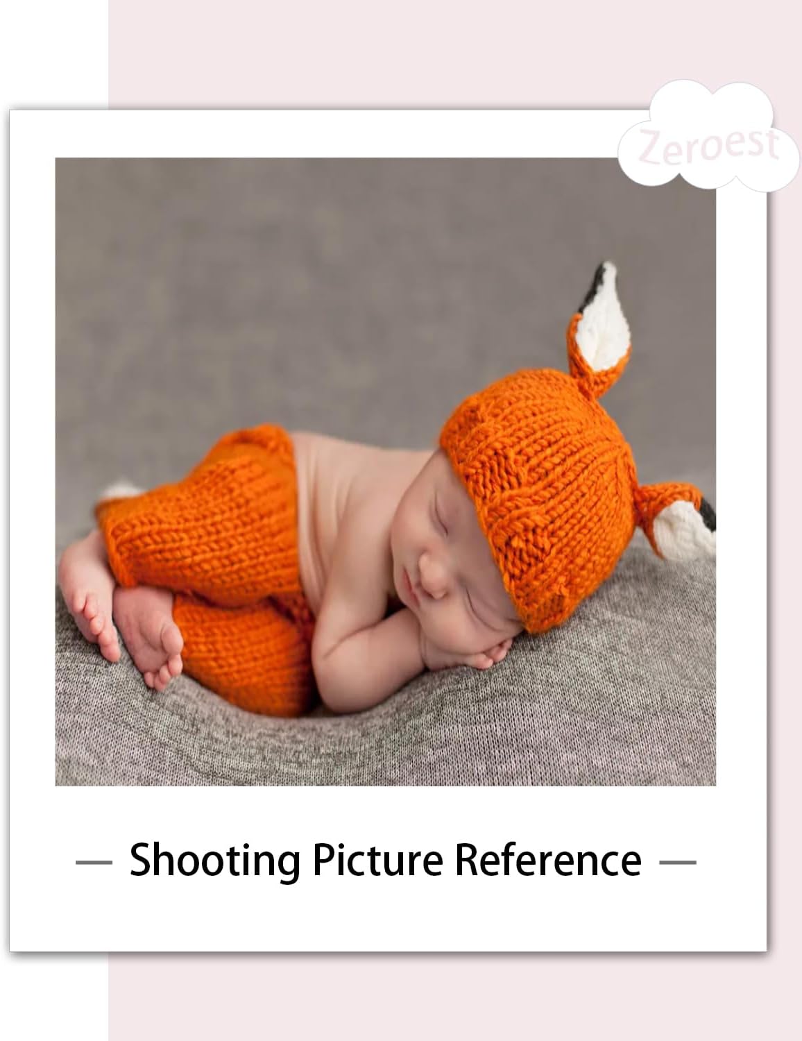 Zeroest Newborn Baby Photoshoot Outfit Set