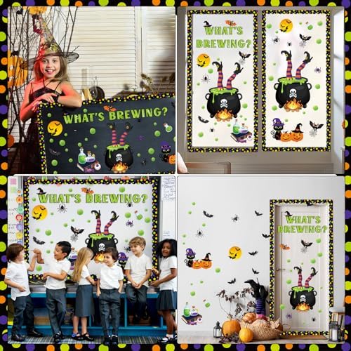 Pasimy Halloween Bulletin Board Decor Set