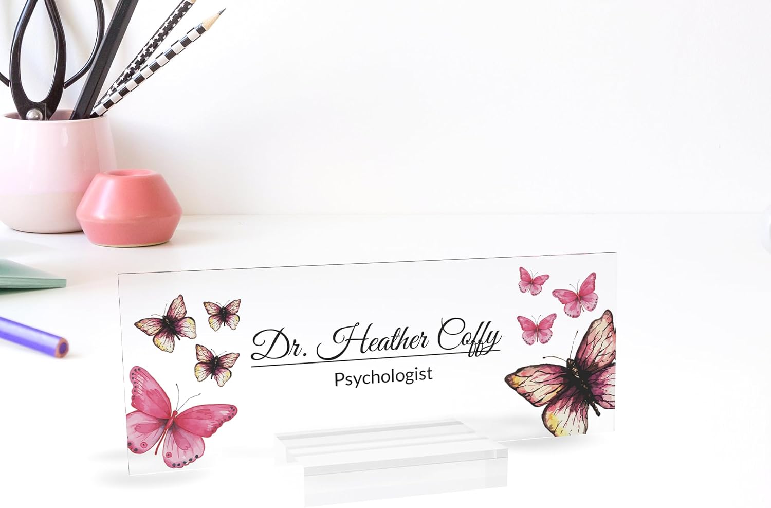 Personalized Office Desk Name Plate Sign