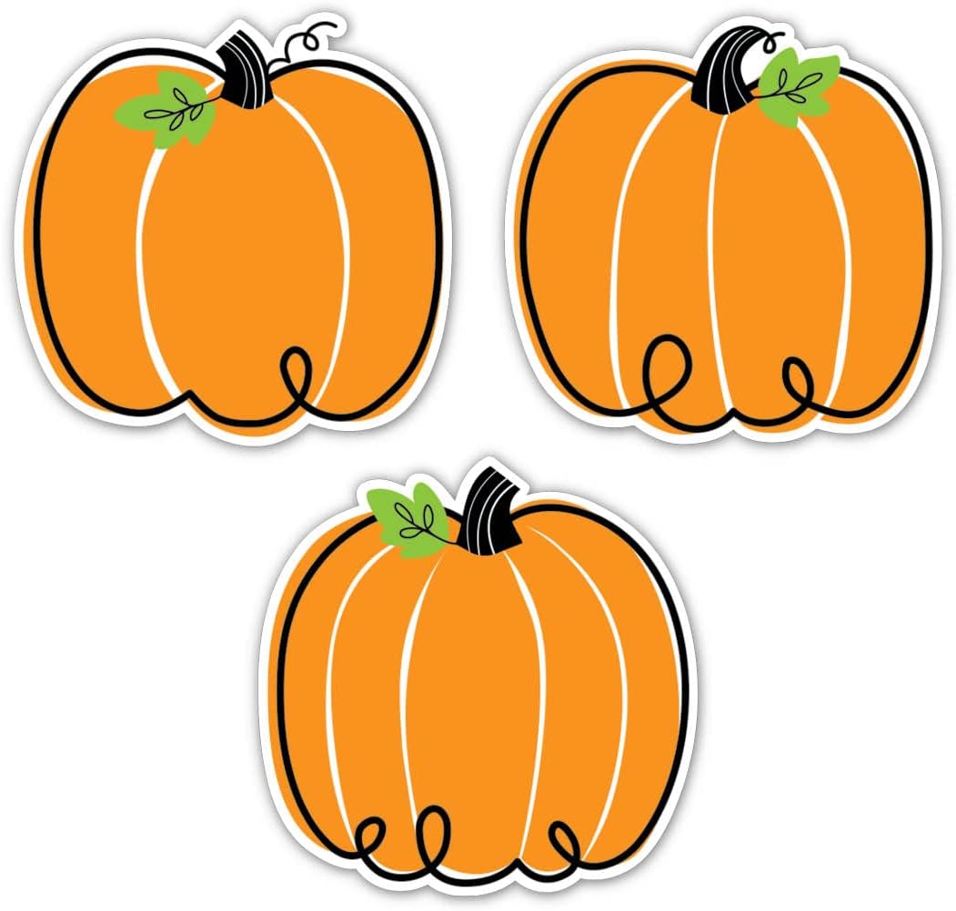 Doodle Pumpkin Cut-Outs for Halloween Classroom Dcor
