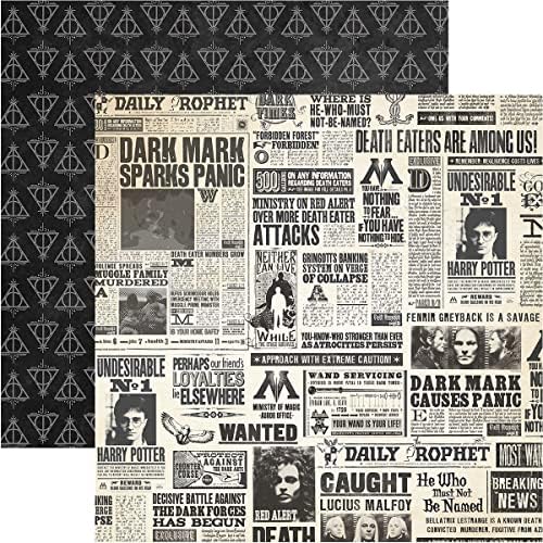 Harry Potter Decorative Double Sided Paper Pack - 14 Sheets