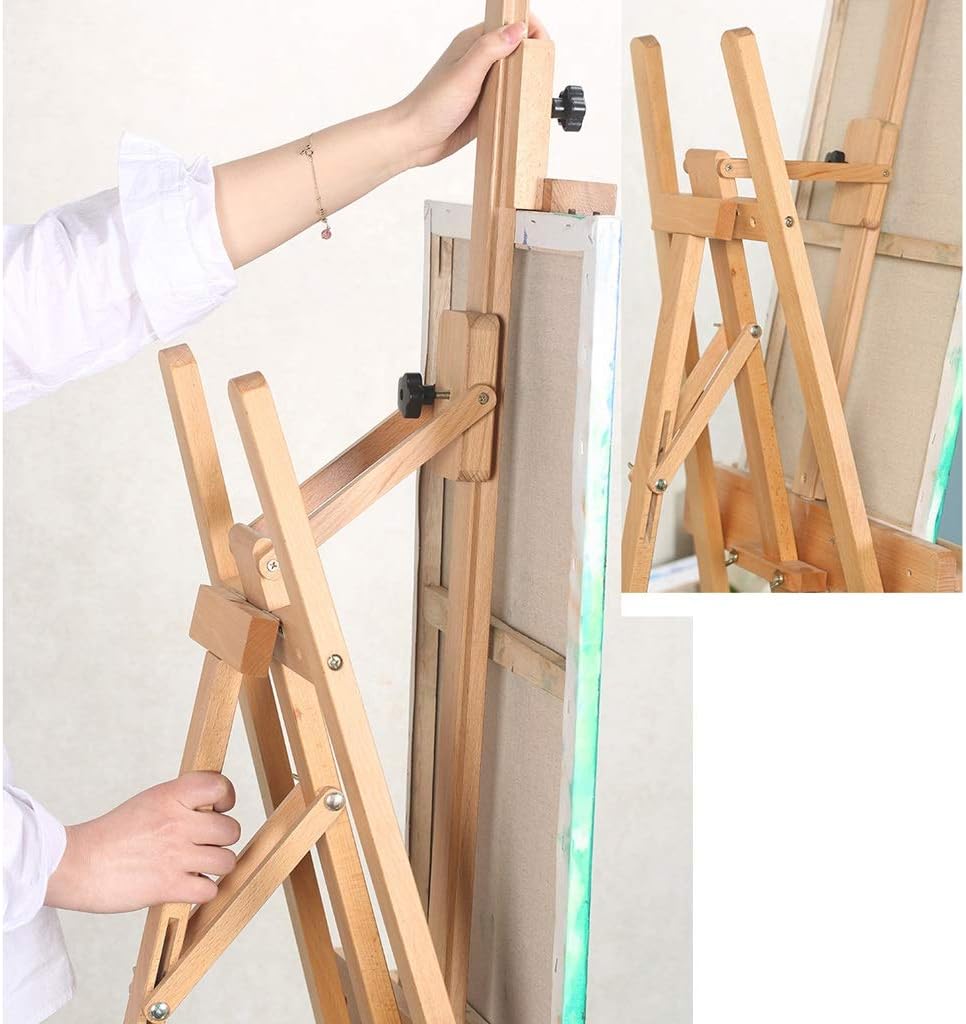 Adjustable Height Easel for Drawing and Painting