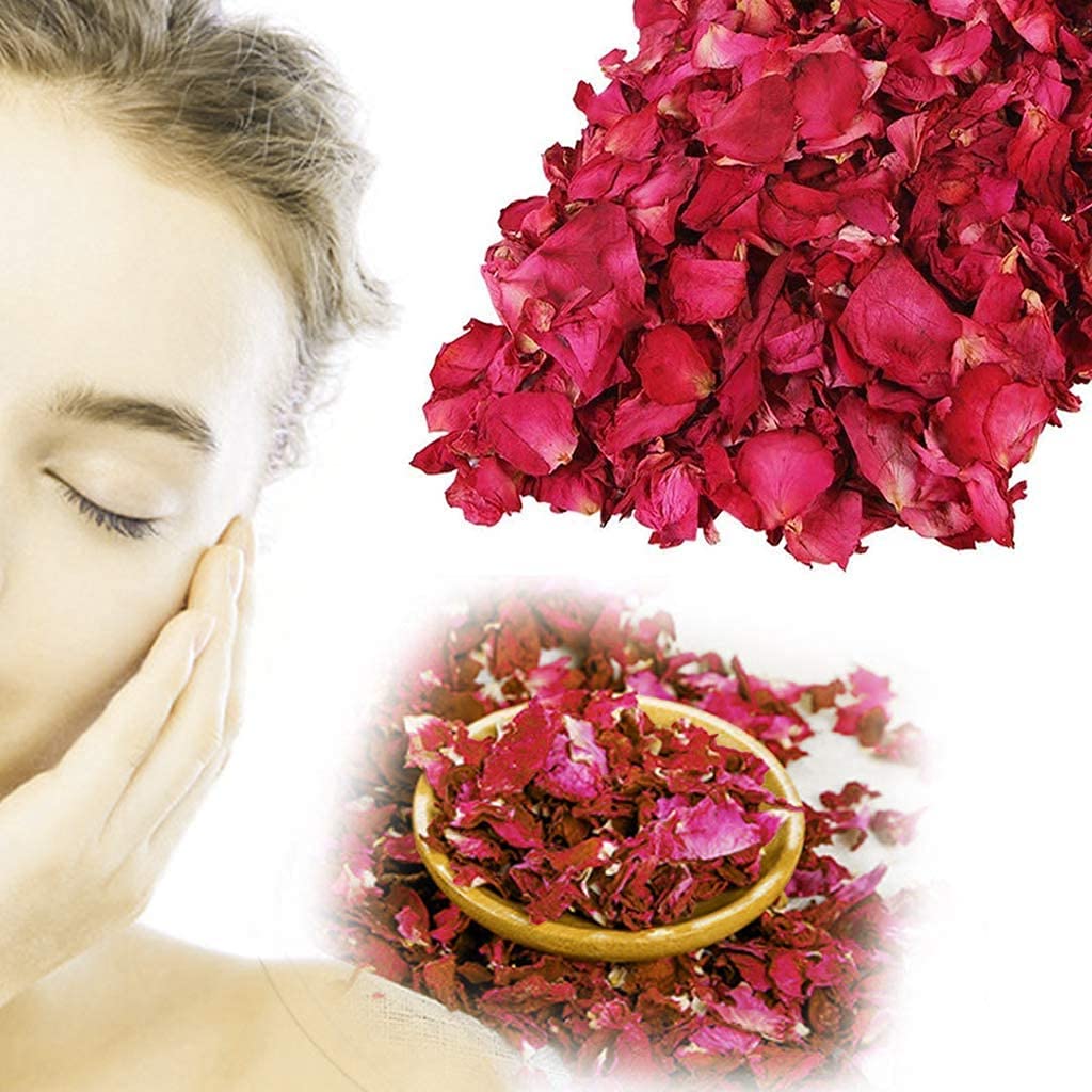 100g Natural Dried Rose Petals for Bath Spa and Crafts