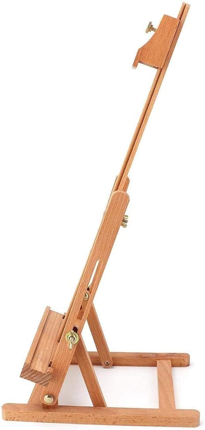 Artist Wooden Table Adjustable Easel Stand
