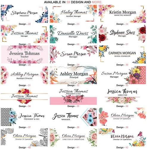 Personalized Name Plate for Desk Modern Office Decor