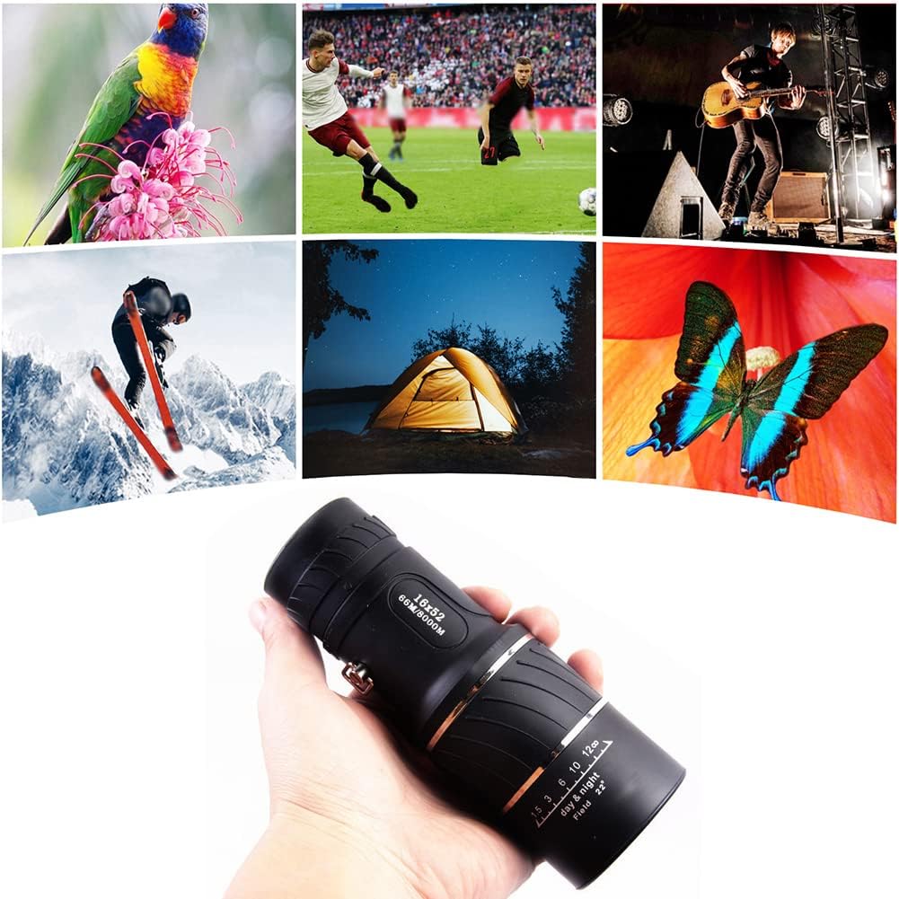 16X52 Magnesium Alloy Waterproof Telescope with Night Vision