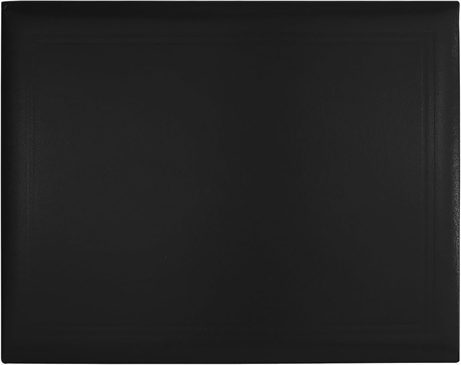 GraduationMall 85 Inch x 11 Inch Certificate Cover Holder Black 12 Packs