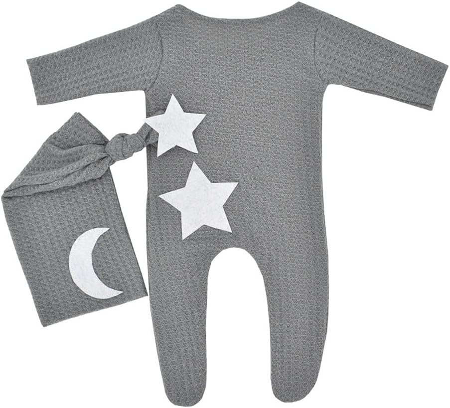 Vedory Baby Photo Props Set Crochet Clothes Hat Pants Newborn Outfits