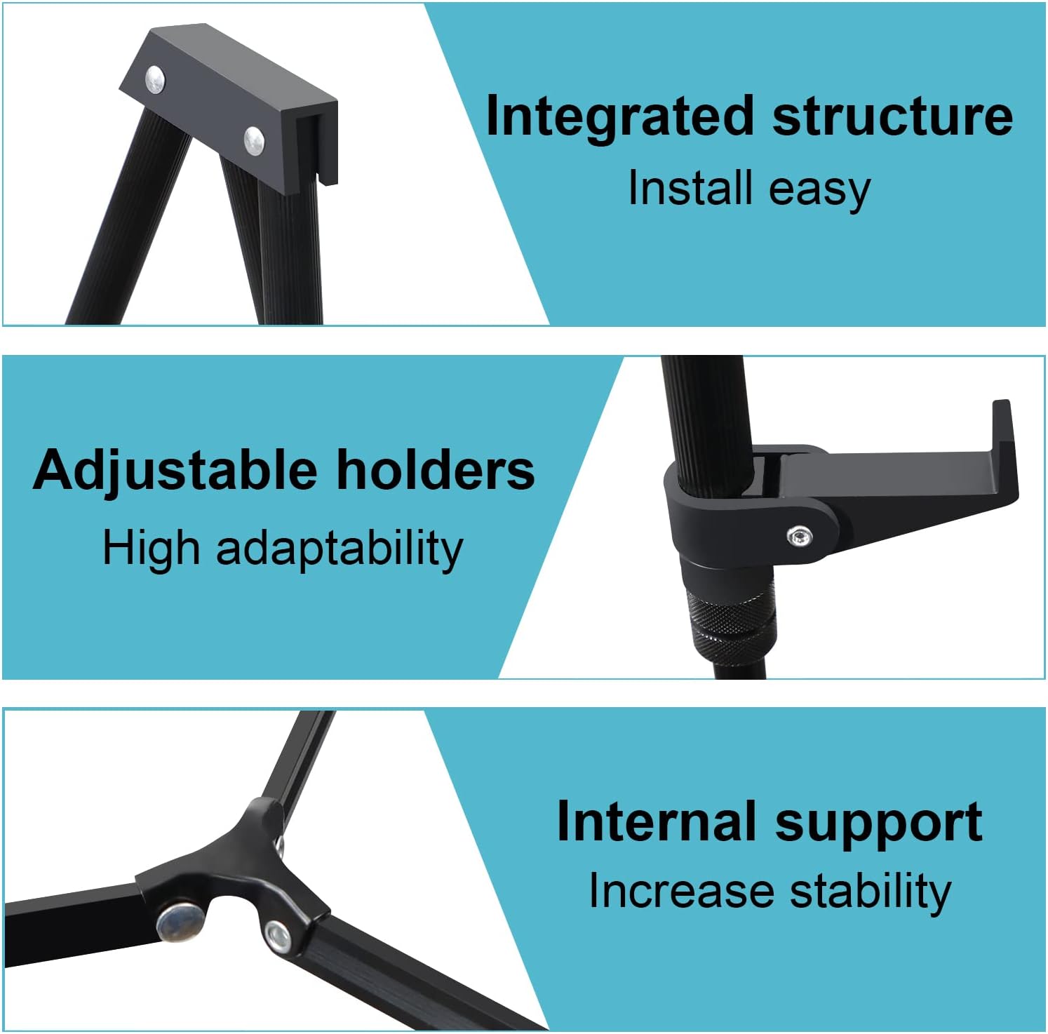 PUJIANG 63 Inch Adjustable Heavy Duty Easel Stand