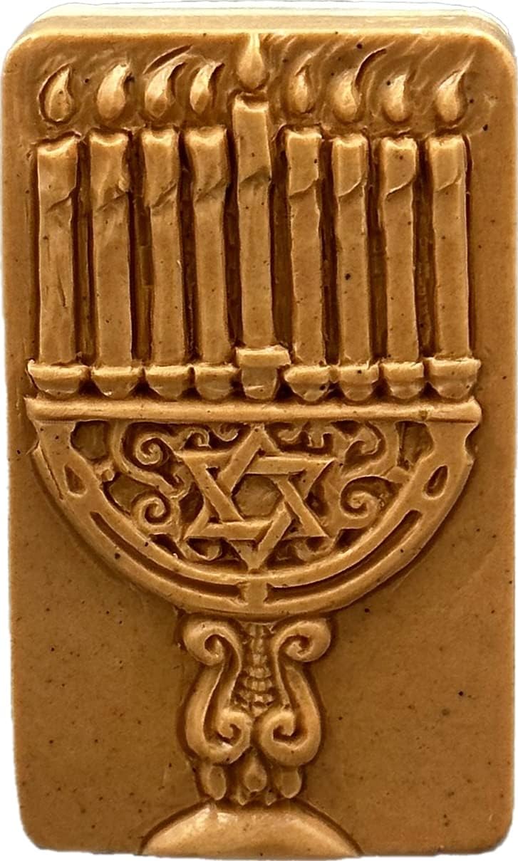 Menorah Candle Silicone Mold 5oz