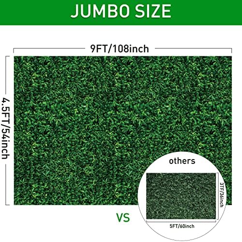 Tatuo 54x108 Inch Green Leaf Backdrop 3 Pack