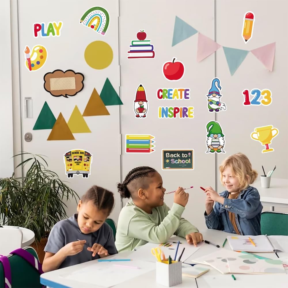 60 Pieces Back to School Bulletin Board Decorations