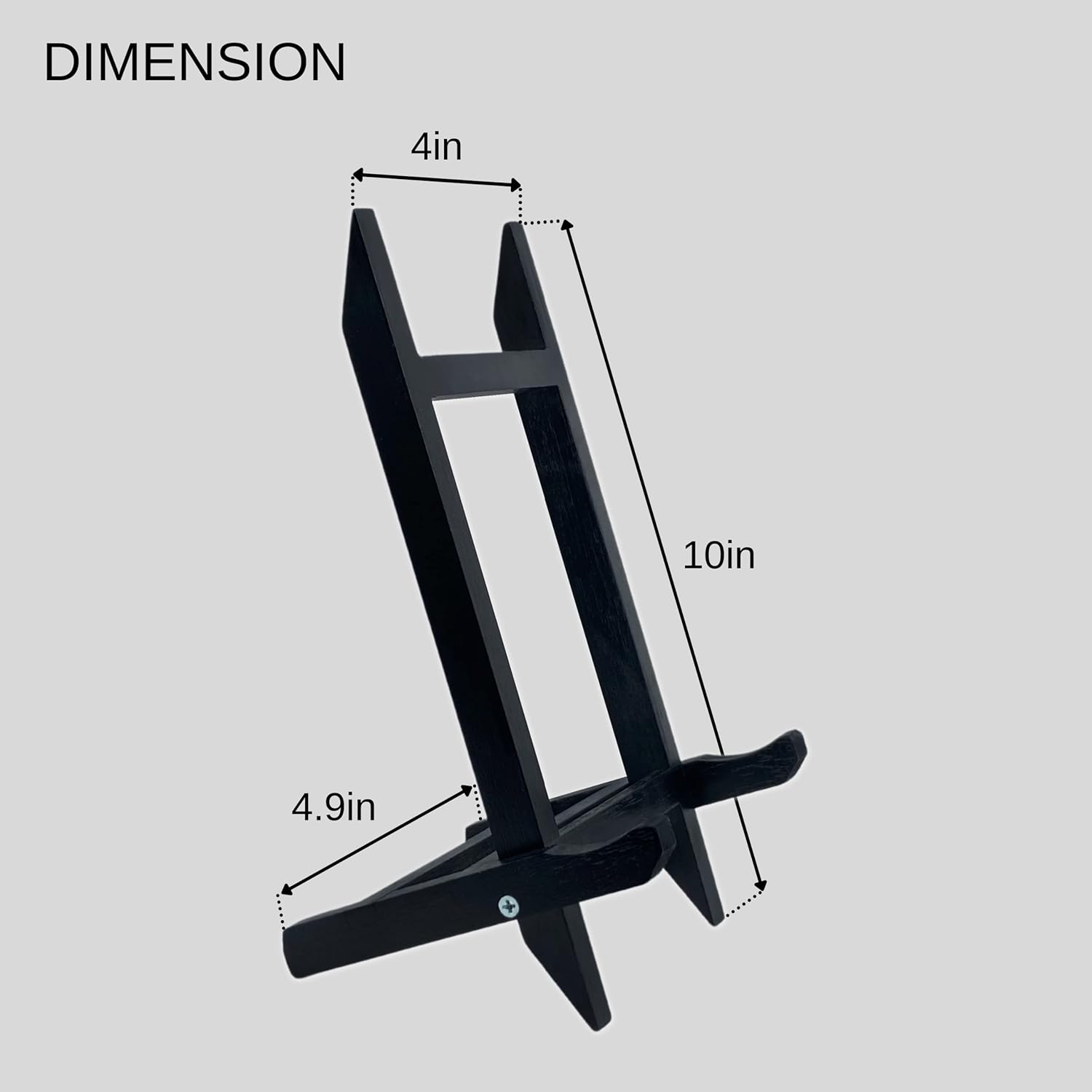 ILOT 9 Inch Tabletop Easel Stand - Black 4-Pack