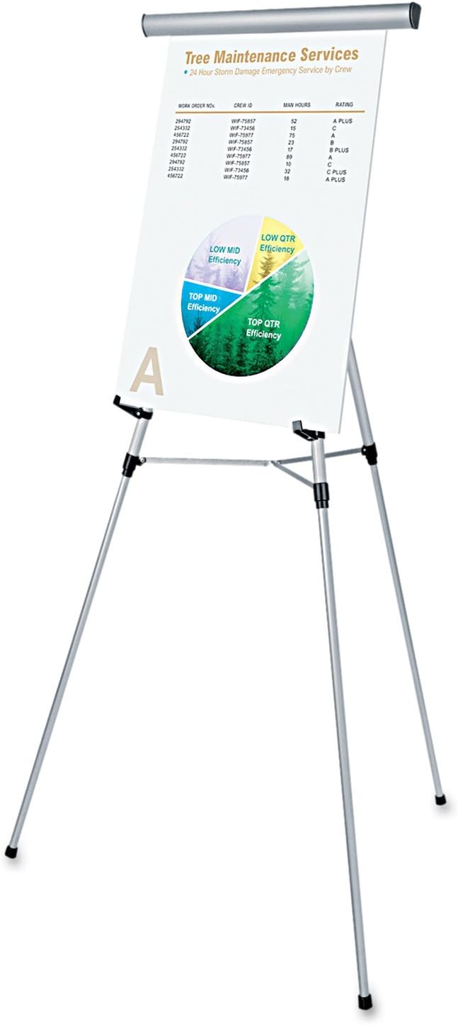 3-Leg Telescoping Easel with Pad Retainer 1